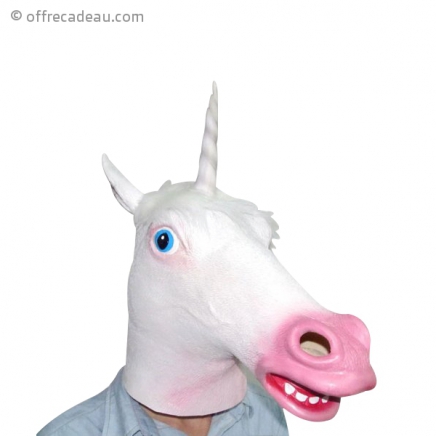 Masque en forme de licorne