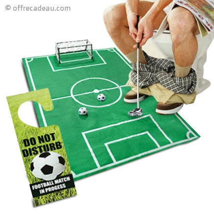 Mini terrain de foot pour toilettes