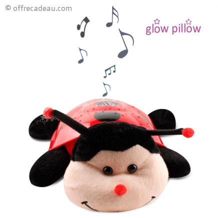 Coccinelle peluche et veilleuse musicale