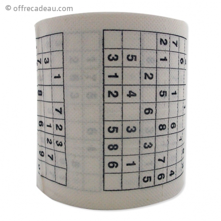 Rouleau de papier toilette Sudoku