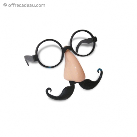 Déguisement lunettes nez moustache