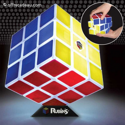 Lampe casse-tête rubik's cube 