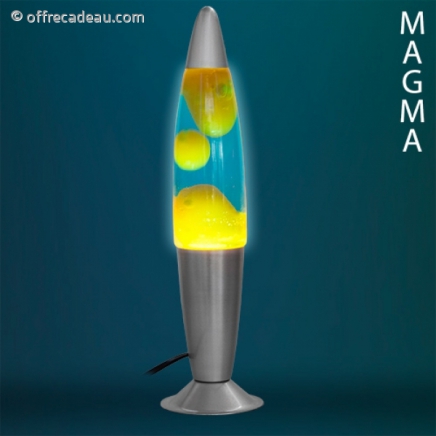 Lampe à lave effet magma