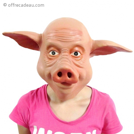 Masque tête de cochon