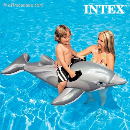 Bouée dauphin gonflable Intex