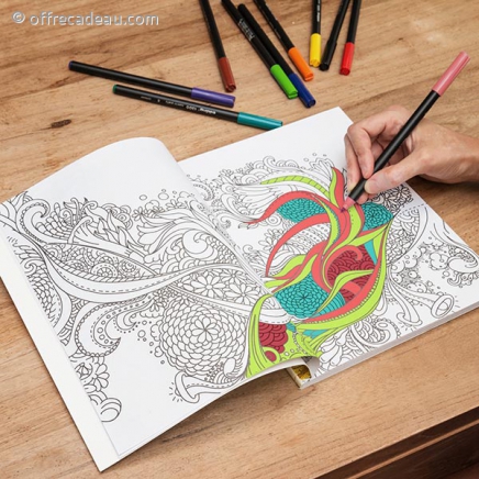 Livre de coloriage anti-stress