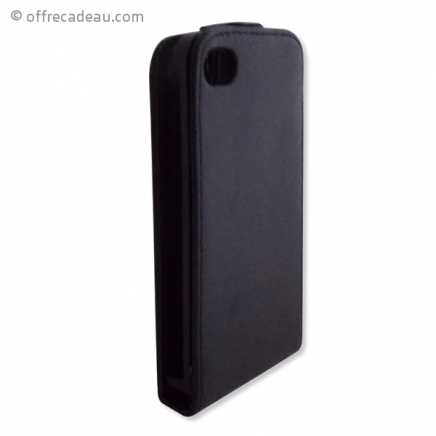 Etui noir aimanté pour Iphone 4 et 4S 