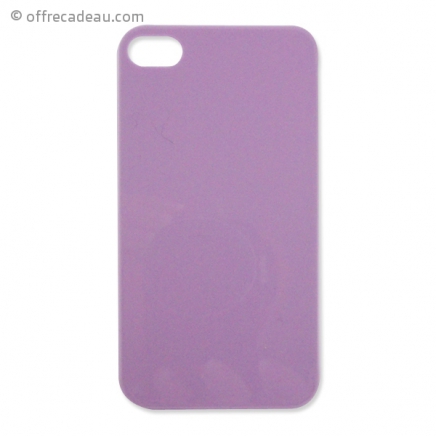 Coque pour iPhone 4 couleur mauve pastel