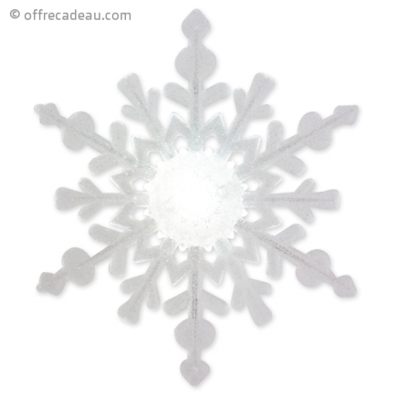 Flocon de neige lumineux multicolore