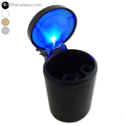 Petit cendrier pot lumineux anti-odeur