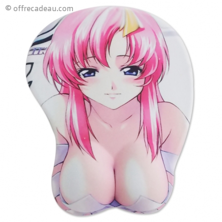 Tapis de souris à relief et fille manga sexy