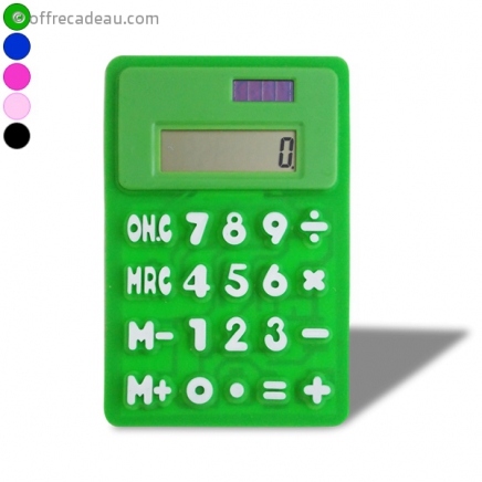 Calculatrice solaire flexible