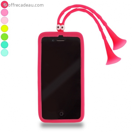 Coque à antenne en silicone résistant pour iPhone 4 ou 4S