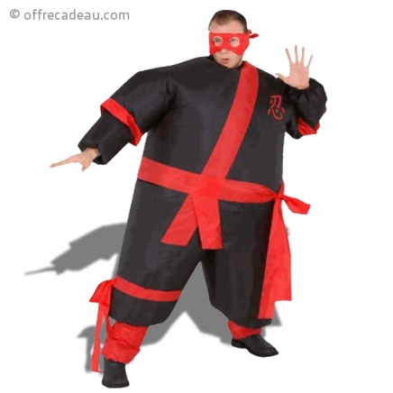 Costume gonflable en tissu de ninja 