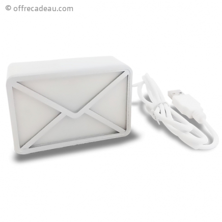 Enveloppe lumineuse d'alerte e-mail USB