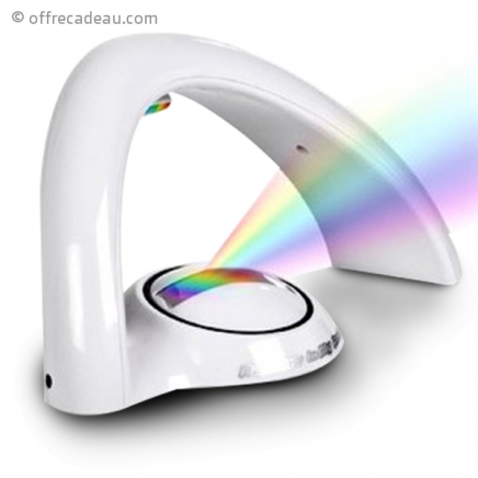 Une Lampe projection en arc-en-ciel LED