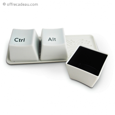 Set de 3 tasses Ctrl, Alt et Del