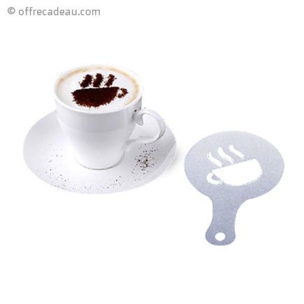 Pochoirs pour tasse de café