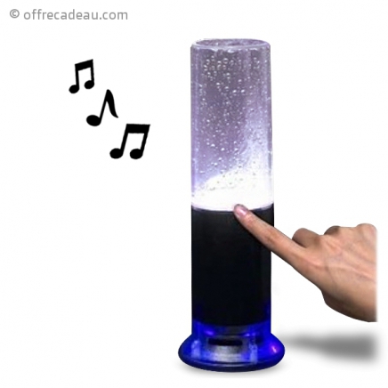 Enceinte fontaine lumineuse haut-parleur