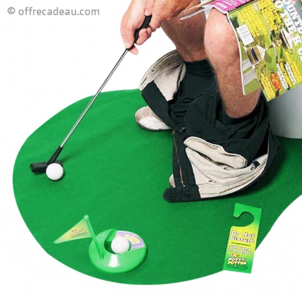 Golf miniature de toilettes