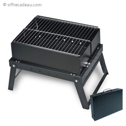 Barbecue portable avec grilles