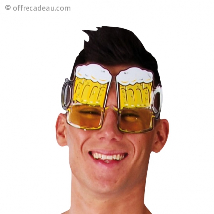 Lunettes en chopes de bière  