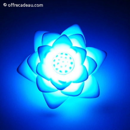 Lampe fleur de lotus à lumière de l'arc en ciel