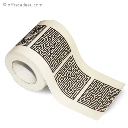Papier toilettes labyrinthe