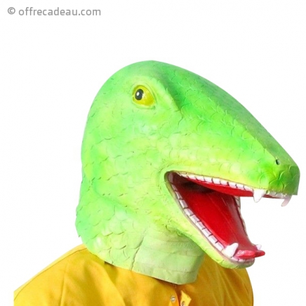 Masque en forme de dinosaure