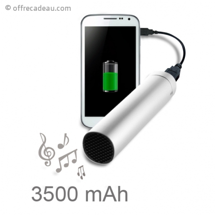 Chargeur smartphone micro USB avec enceinte