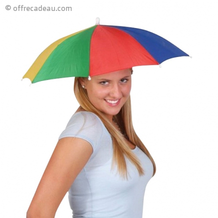 Parapluie de tête multicolore