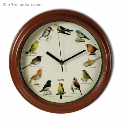 Horloge musicale chant d'oiseaux