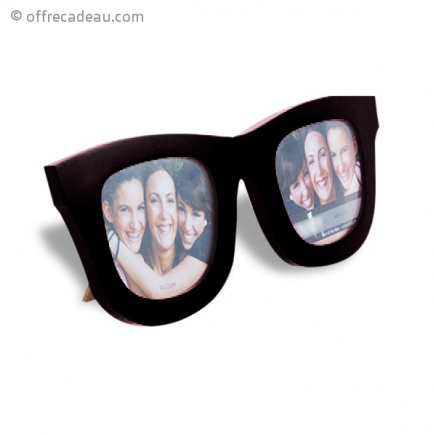 Porte-photo en forme de lunettes de soleil