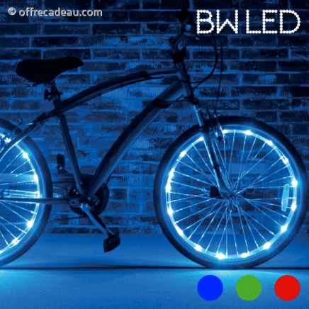 2 tubes lumineux pour roues de vélo