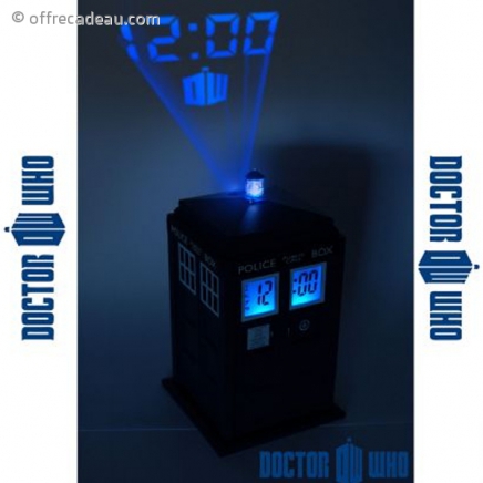Réveil TARDIS Dr Who à effet lumineux