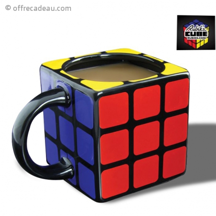 Tasse Rubik's Cube 3D en céramique 