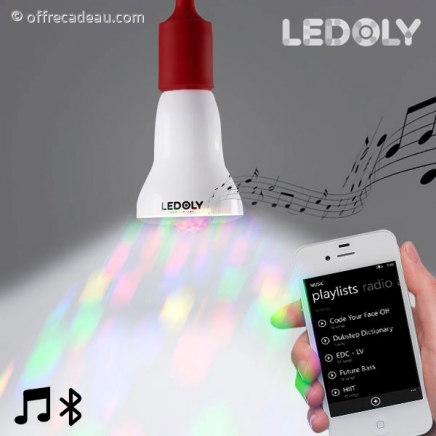 Ampoule LED Bluetooth avec Haut-parleur Ledoly C1000