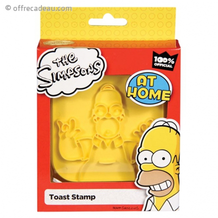 Tampon pour toast à l'effigie d'Homer Simpson
