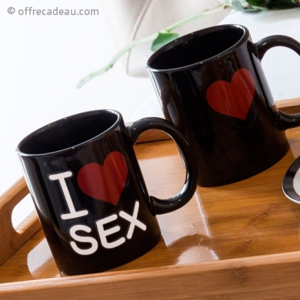 Mug thermochangeant I Love Sex