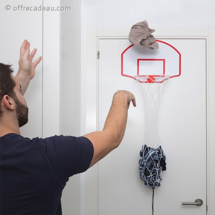 Panier à linge en forme de panier de basketball