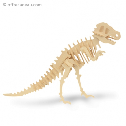 Puzzle 3D squelette de dinosaure en bois