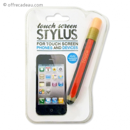 Stylet en forme de crayon pour smartphone 