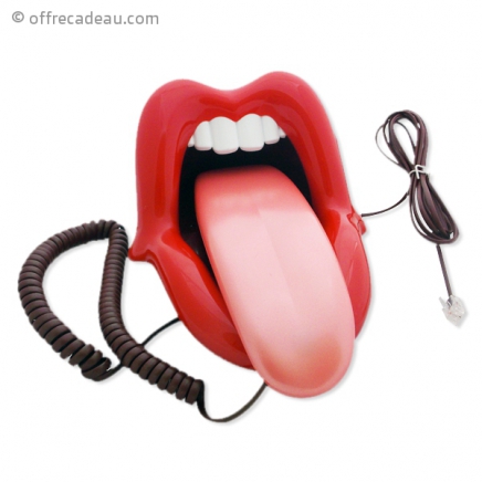 Téléphone en forme de bouche sexy