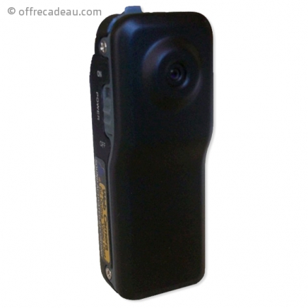 Mini caméra en métal noir