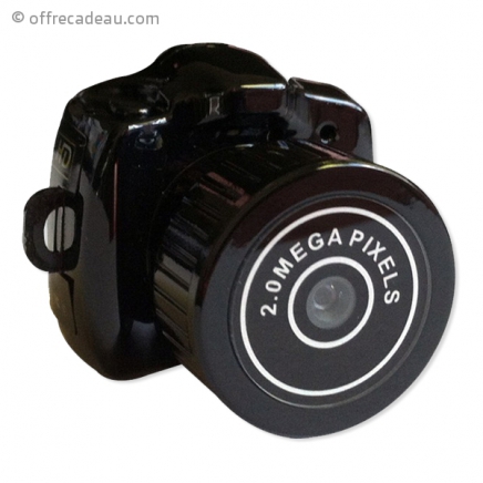 Mini appareil photo avec micro caméra espionne