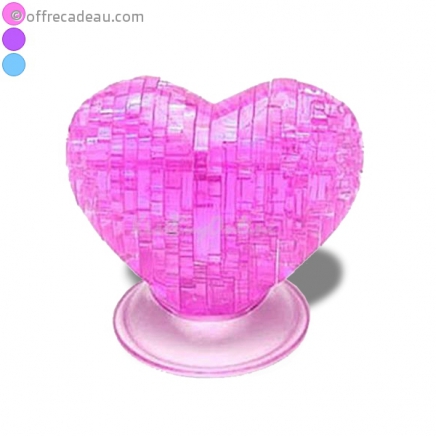 Cœur décoratif puzzle 3D