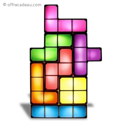 Lampe multicolore Tetris