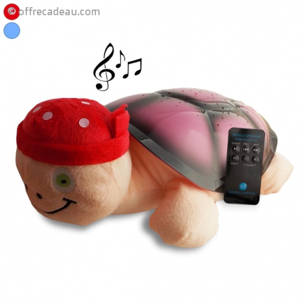 La peluche tortue veilleuse et lecteur MP3