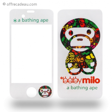 Sticker iPhone 4 transparent baby milo