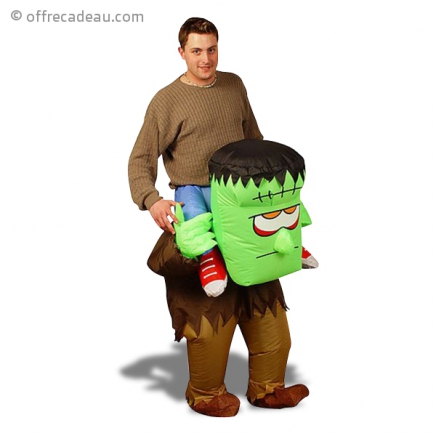 le costume gonflable à dos de monstre de Frankenstein